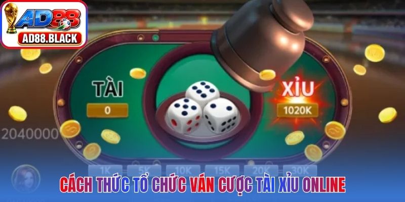 Cách thức tổ chức ván cược tài xỉu online